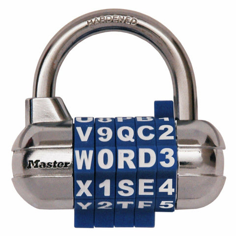 Master Lock 1534D Password Plus Combo Lock, Colors May Vary 1-Pack