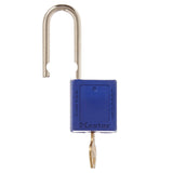 Master Lock Blue Zenex Thermoplastic Safety Padlock Blue Lock 1-3/4"H - 410BLU