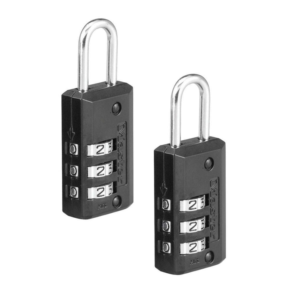 Master Lock 646T 3/4" Resettable Combination Padlock 2 Count