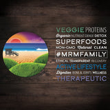 MRM Veggie Protein Powder with Superfoods, Vegan & Non-GMO Chocolate 40.2 oz