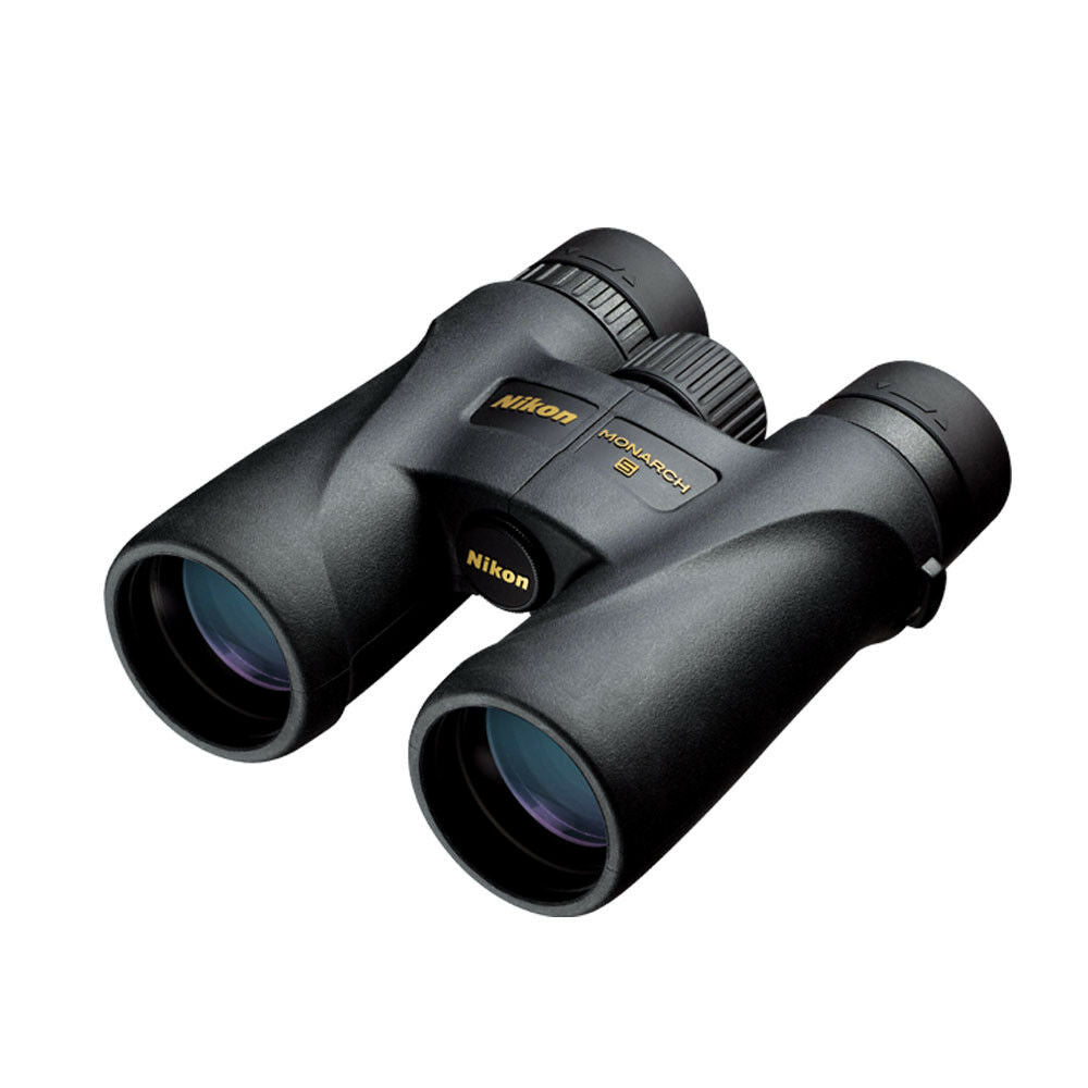 Nikon 7577 Monarch 5 10x42 ATB Premium ED Glass Central Focus Binoculars, Black