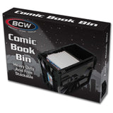 BCW Short Comic Bin, Heavy Duty, Acid Free, 16-1/2" x 12-1/4", Black