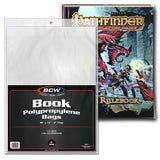 BCW Book Storage Bags, 10" x 13", Acid-Free, Safe Storage, 100 Bags