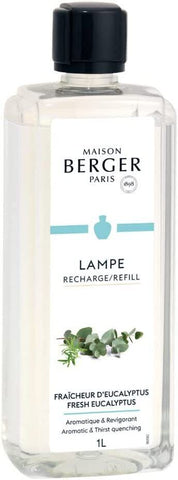 Maison Berger Fresh Eucalyptus Fragrance Refill 1 Liter Lamp Oil Diffuser