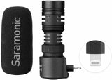 Saramonic SmartMic+ DI Compact Directional Microphone for Apple iPhone and iPad