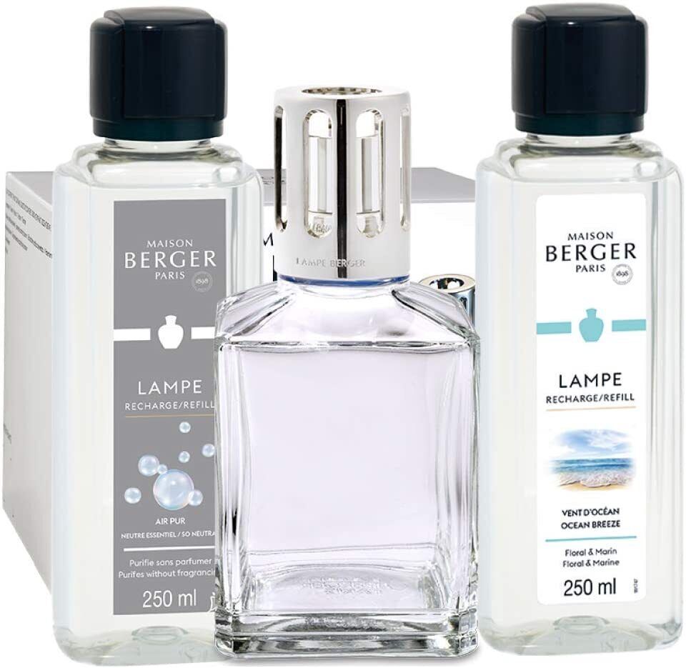 Lampe Berger Essential Square Home Fragrance Diffuser Kit w/ 2 Fragrance Refill