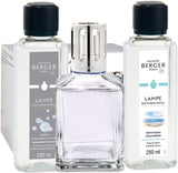 Lampe Berger Essential Square Home Fragrance Diffuser Kit w/ 2 Fragrance Refill