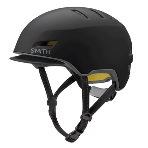 Smith Express with MIPS Bike Helmet with Visor, Matte Black/Cement, M (55-59cm)