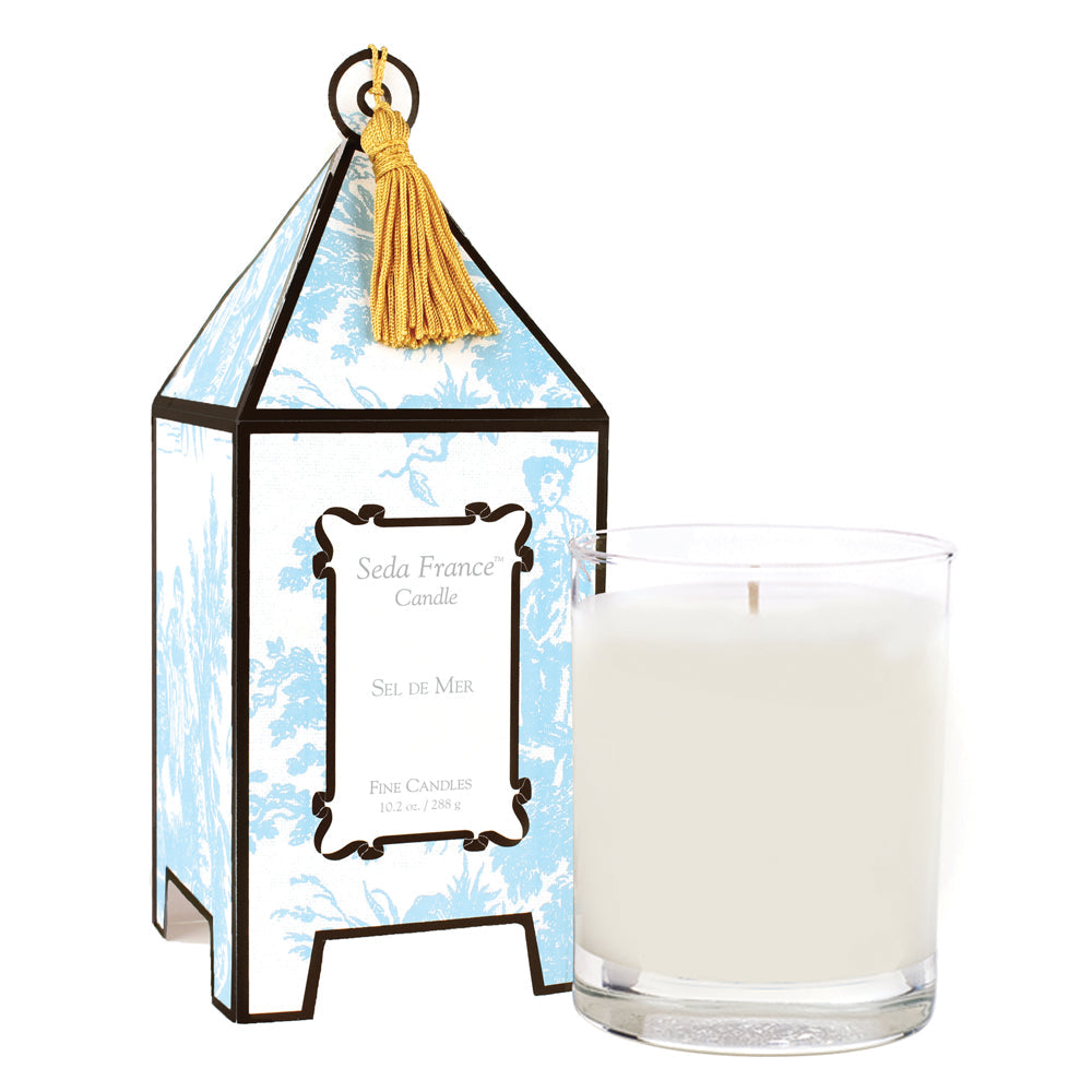 Seda France Sel de Mer Classic Toile Pagoda Box Candle