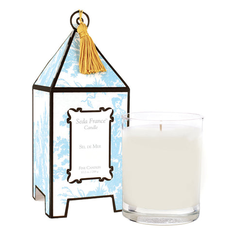 Seda France Sel de Mer Classic Toile Pagoda Box Candle