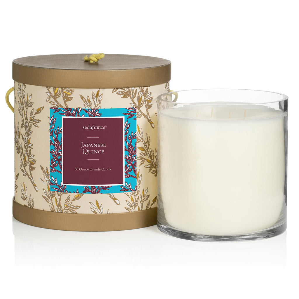 Seda France Japanese Quince Classic Toile 88 Ounce Candle