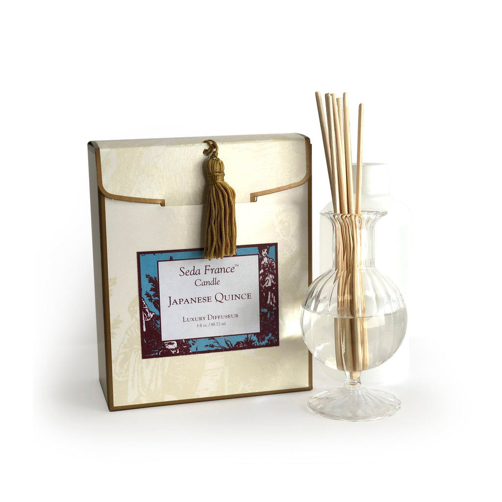 Seda France Japanese Quince Classic Toile Mini Diffuseur Set