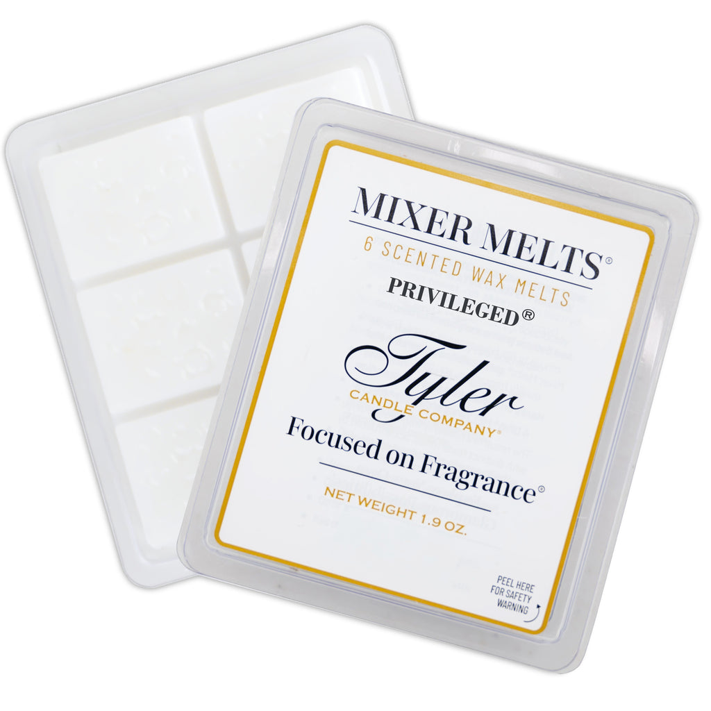Tyler Candle Mixer Melts, Privileged Scent, 6 Piece Scented Wax Tarts