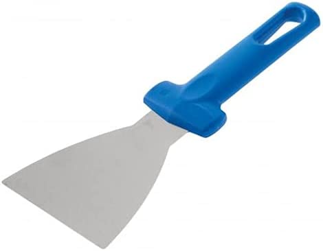GI Stainless Steel Triangular Spatula 10x9 cm with Handle Not reciprocatable