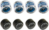 Bearing Buddy Wheel Bearing Protector, Chrome, 2 Pairs, 1.980", w/ Visual Check