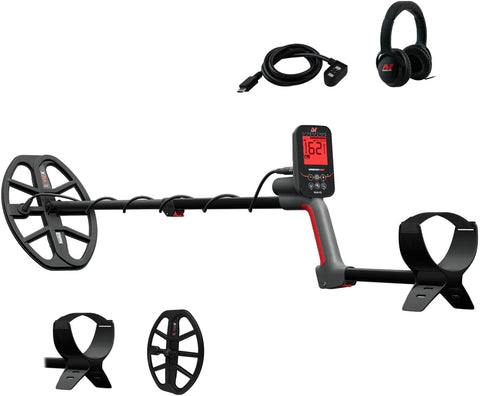 MINELAB Vanquish 560 Fully-Automatic Lightweight Waterproof Metal Detector with Multi-IQ Technology, Includes V12X 12" Double-D Coil and Wired Headphones