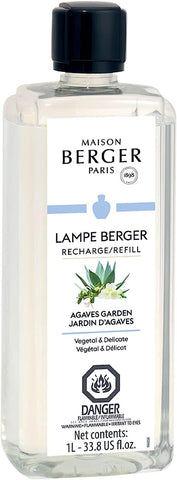 Agaves Garden - Lampe Berger Fragrance Refill for Home Fragrance Oil Diffuser - 33.8 Fluid Ounces - 1 Liter