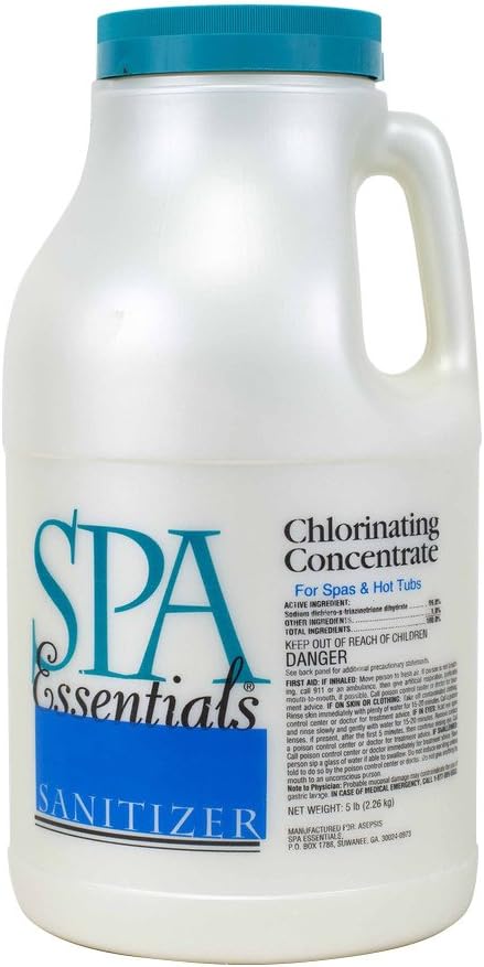 Spa Essentials 32131000 Chlorinating Concentrate Granules for Spas and Hot Tubs, 5-Pound