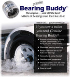 Bearing Buddy 2.717" Trailer Wheel Bearing Protectors with Bras, 1 Pair