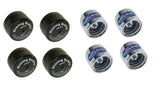Bearing Buddy Wheel Bearing Protector, Chrome, 2 Pairs with Bra, 1.980"