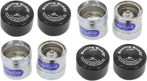 Bearing Buddy Trailer Wheel Bearing Protectors, 2441, 2 Pairs, Chrome