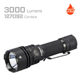 ACEBEAM L16 2.0 3000 Lumens Tactical Flashlight, 6500K Cool White, IP68 Dust & Waterproof, Dual Switches, 2340 Feet, Long-Range