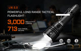 ACEBEAM L16 2.0 3000 Lumens Tactical Flashlight, 6500K Cool White, IP68 Dust & Waterproof, Dual Switches, 2340 Feet, Long-Range