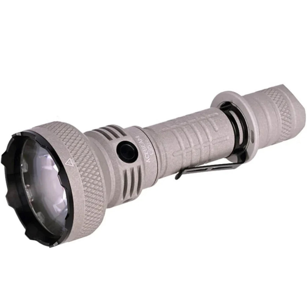 ACEBEAM L35 2.0 High Performance Flashlight, Mao Marbling, 5000 Lumens, IP68 Dust & Waterproof, 650 Meter Throw, Stainless Steel Bezel