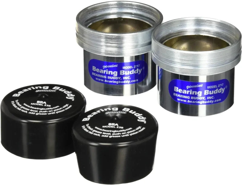 Bearing Buddy 2.717" Trailer Wheel Bearing Protectors with Bras, 1 Pair