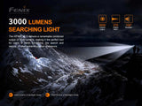 Fenix HP30R v2.0 Rechargeable Headlamp, 3000 Lumen Heavy-Duty with Spotlight & Floodlight