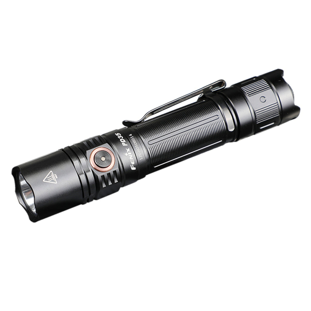 Fenix PD35 V3 1700 Lumen LED Tactical Flashlight, IP68 Waterproof, Aircraft Aluminum Construction, with Holster