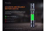 Fenix PD35 V3 1700 Lumen LED Tactical Flashlight, IP68 Waterproof, Aircraft Aluminum Construction, with Holster