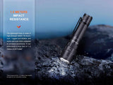 Fenix PD40R V3.0 3000 Lumens Tactical Flashlight, Rechargeable, Single-Handed Operation, Long Throw Police Duty Light
