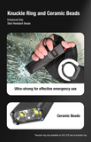 klarus FlatTac X1 Tactical Flashlight with Ring, 4200 Lumens EDC Flashlight, Slim USB-C Rechargeable, IPX6 Waterproof with Tactical Dual Switch & Clip, Compact Flat Design