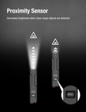 klarus FlatTac X1 Tactical Flashlight with Ring, 4200 Lumens EDC Flashlight, Slim USB-C Rechargeable, IPX6 Waterproof with Tactical Dual Switch & Clip, Compact Flat Design