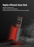 klarus FlatTac X1 Tactical Flashlight with Ring, 4200 Lumens EDC Flashlight, Slim USB-C Rechargeable, IPX6 Waterproof with Tactical Dual Switch & Clip, Compact Flat Design
