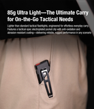 klarus FlatTac X2 Ultra-Thin Palm-Sized EDC Tactical Flashlight, 3000 Lumens, Compact & Mighty Pocket Light, USB-C Rechargeable, Dual Switch, OLED, IPX6
