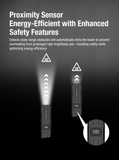 klarus FlatTac X2 Ultra-Thin Palm-Sized EDC Tactical Flashlight, 3000 Lumens, Compact & Mighty Pocket Light, USB-C Rechargeable, Dual Switch, OLED, IPX6