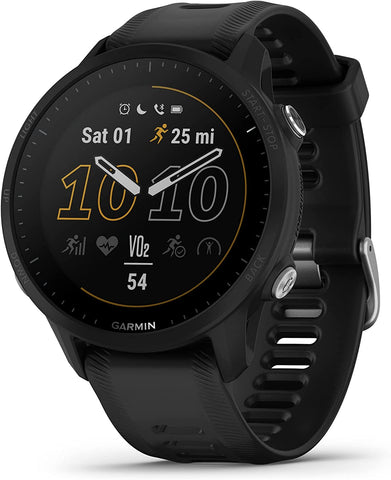 Garmin Forerunner 955 GPS Running Smartwatch for Triathletes, Black