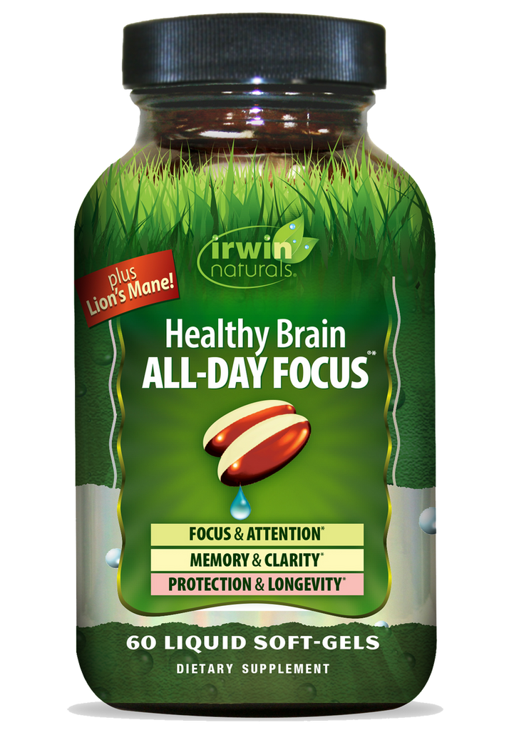 Irwin Naturals Healthy Brain All-Day Focus 60 ct Liquid Softgels