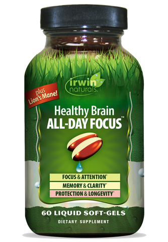 Irwin Naturals Healthy Brain All-Day Focus 60 ct Liquid Softgels