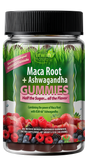 Irwin Naturals Maca Root + Ashwagandha Gummies, Adaptogenic Stress, Energy, & Vitality Support, 42 Count