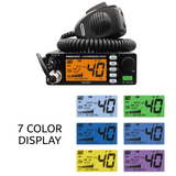 President Electronics Harrison FCC AM/FM CB Radio, CTCSS/DCS, Large 7 Color LCD Display, Weather Channel/Alert, ASC, VOX, Scan Skip, USB Port, NRC, Automatic SWR, PA,
