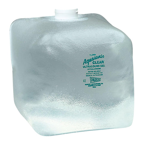 Parker Labs Aquasonic Clear Ultrasound Gel, Water Soluble, Hypoallergenic, 5 Liter