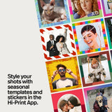 Polaroid Hi-Print - Bluetooth Connected 3x3 Photo Dye-Sublimation Printer - 60 Photo Sheets Included