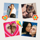 Polaroid Hi-Print - Bluetooth Connected 3x3 Photo Dye-Sublimation Printer - 60 Photo Sheets Included