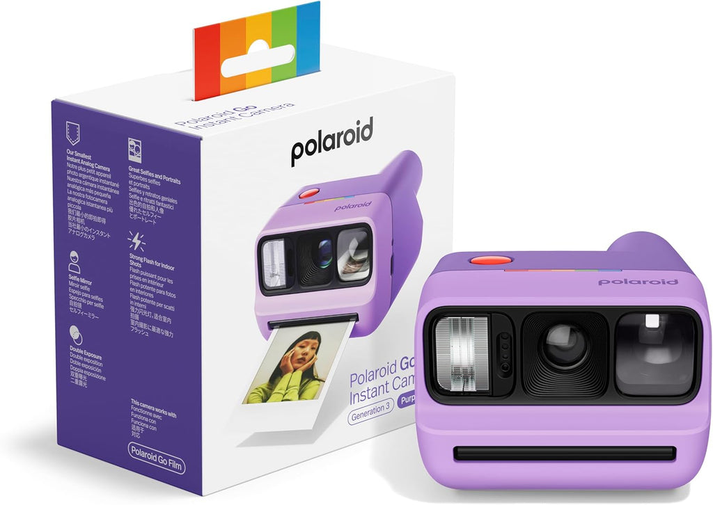 Polaroid Go Generation 3 - Mini Instant Film Camera - Purple