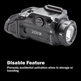 SureFire XC3 Compact WeaponLight - 550 Lumens - Lightweight, Compact, & Robust - Ambidextrous Tactile Switch
