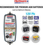 Optimate 6 Select - 12V 6A, TM-371, 9-Step Gold Series Battery Saving Charger