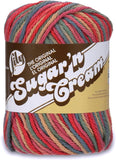 Lily Sugar 'N Cream The Original Ombre Yarn, 2oz, Gauge 4 Medium, 100% Cotton, Painted Desert - Machine Wash & Dry
